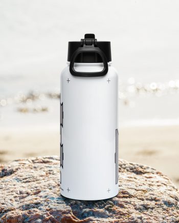 Bouteille d'eau en acier inoxydable avec paille - Porsche 911 3,0