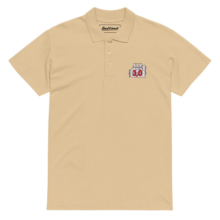 Polo piqué premium unisexe - Porsche 911 3,0